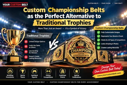 Custom Championship Belts as the Perfect Alternative to Traditional Trophies
